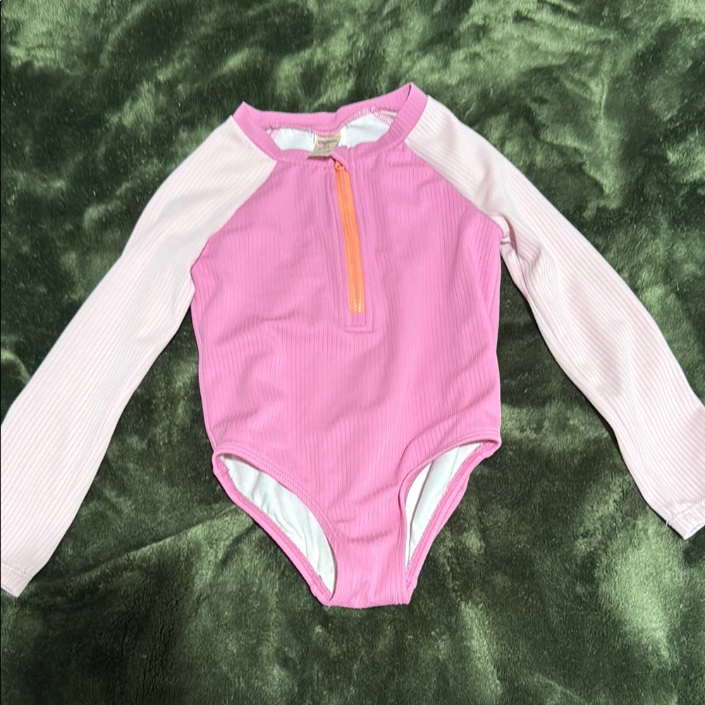 OshKosh B'gosh Pink and Orange Kids Swim One Piece
